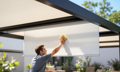 Entretien de la toile pergola rétractable : conseils pratiques