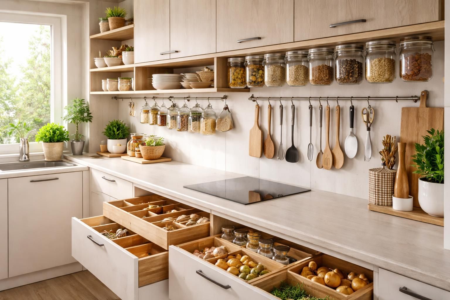 découvrez nos astuces rangement cuisine pour optimiser l'espace avec des solutions diy simples et efficaces. gagnez de la place tout en organisant votre cuisine avec style.