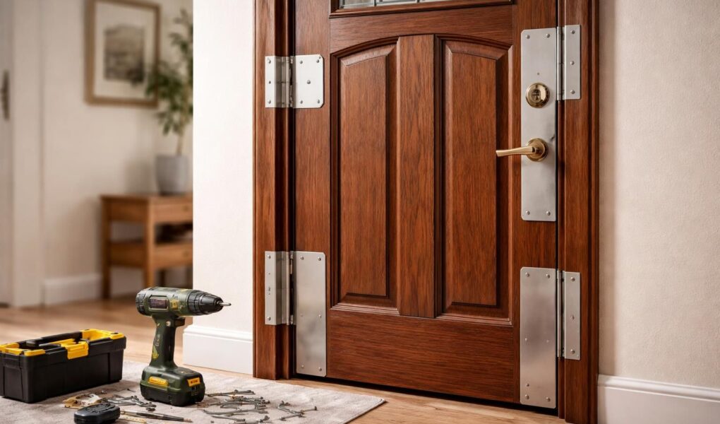 blinder une porte en bois : découvrez comment renforcer facilement la sécurité de votre porte sans changer son esthétique ni sa structure.