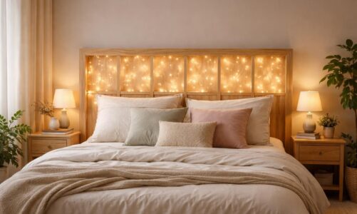 Tête de lit lumineuse DIY : créez une ambiance cosy pour votre chambre