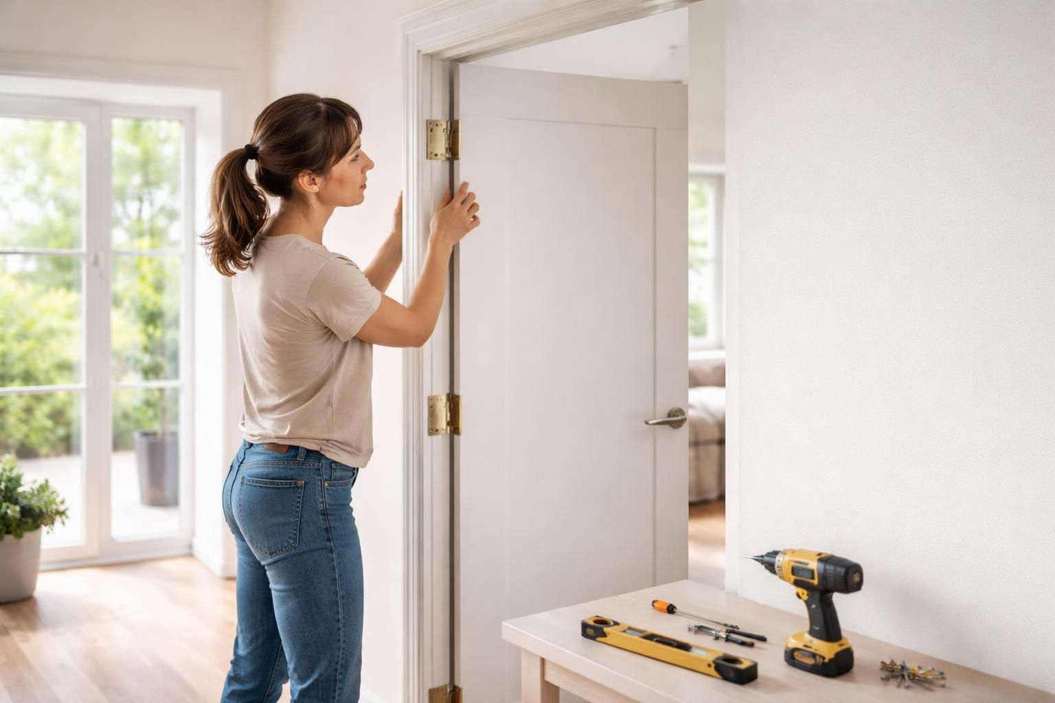 découvrez comment remplacer une porte intérieure sans modifier le bâti existant grâce à notre guide étape par étape simple et efficace.