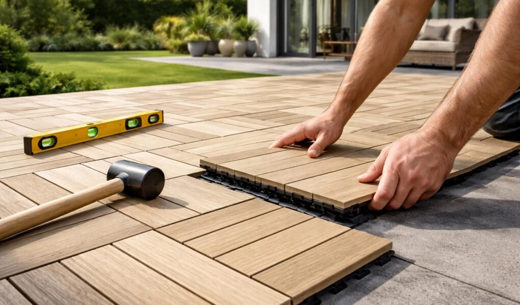 découvrez comment poser facilement des dalles de terrasse clipsables grâce à notre guide pratique et rapide pour un extérieur impeccable en un clin d'œil.