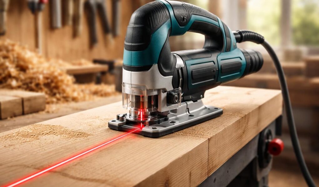 découvrez la scie sauteuse avec guide laser, l'accessoire indispensable pour réaliser des coupes ultra droites avec précision et facilité. parfaite pour tous vos projets de bricolage.