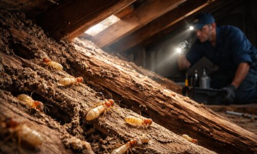 découvrez comment identifier rapidement la présence de termites sous votre toiture et les méthodes efficaces pour traiter une infestation grave afin de protéger votre maison.