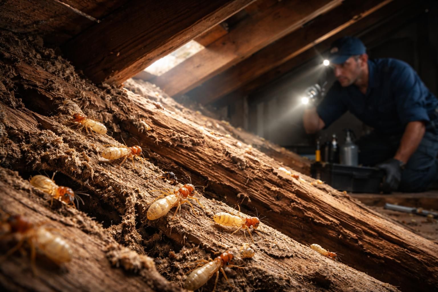 découvrez comment identifier rapidement la présence de termites sous votre toiture et les méthodes efficaces pour traiter une infestation grave afin de protéger votre maison.
