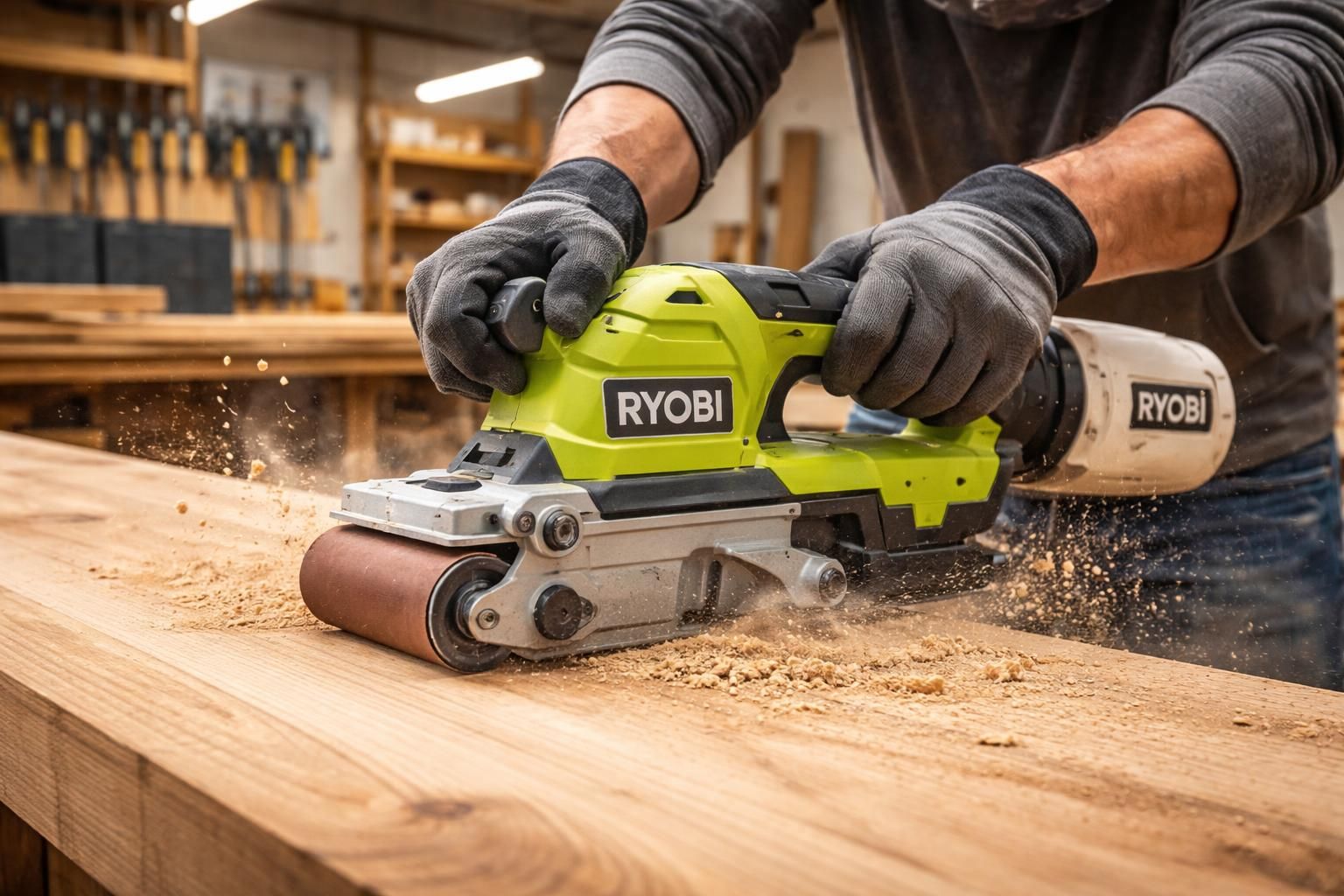 découvrez notre test complet de la ponceuse à bandes ryobi, alliant puissance et efficacité pour vos grands décapages et projets de ponçage intensifs.