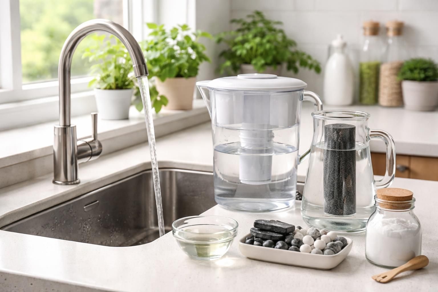 découvrez des méthodes efficaces pour traiter l'eau chez vous sans utiliser d'adoucisseur, afin d'améliorer la qualité de votre eau du robinet facilement et naturellement.