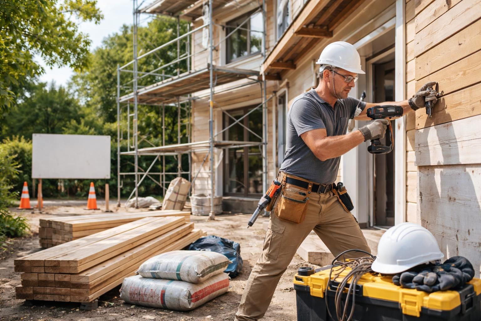 découvrez quelle assurance choisir pour protéger votre chantier lorsque vous réalisez vos travaux vous-même et éviter les risques financiers.