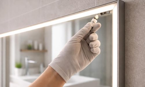Changer un led de miroir de la salle de bain : le guide