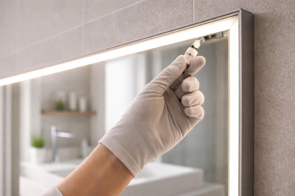 découvrez comment changer facilement une led de miroir de salle de bain grâce à notre guide étape par étape, pour une lumière toujours éclatante.