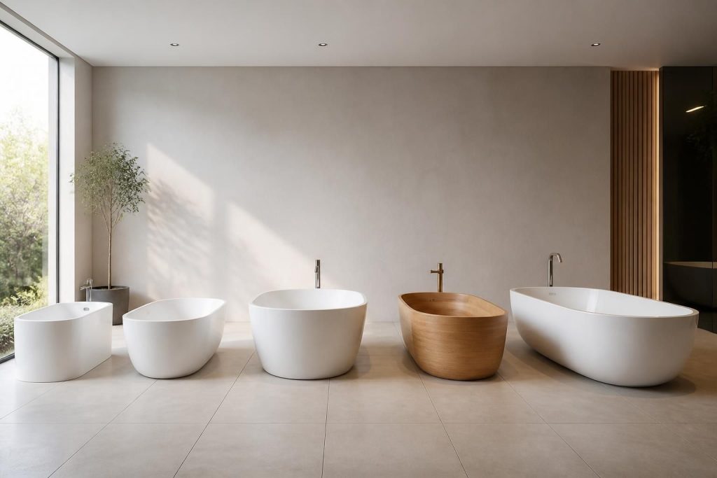 découvrez notre comparatif des dimensions des baignoires pour choisir le modèle idéal adapté à votre salle de bain et à vos besoins.