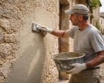 découvrez la méthode traditionnelle d'enduit de façade à la main pour obtenir un beau grain esthétique et durable. apprenez les techniques artisanales pour sublimer vos murs.