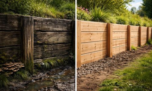 Quel impact a l&rsquo;environnement sur la durée de vie du mur de soutènement en bois ?
